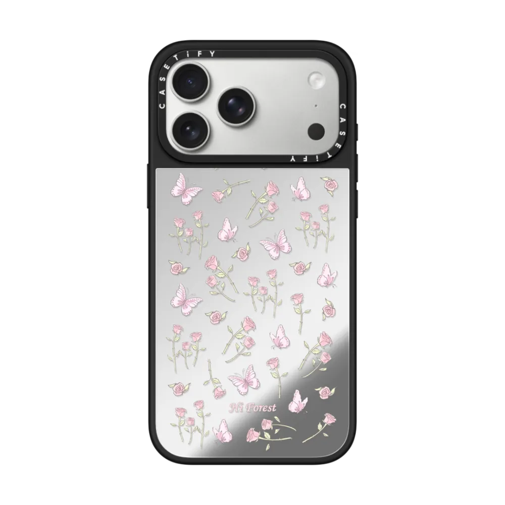 现货CASETiFY正品森林早报春日碎花蝴蝶适用苹果iPhone 16/17Pro Max防摔手机壳少女心15/14/air高颜值保护套