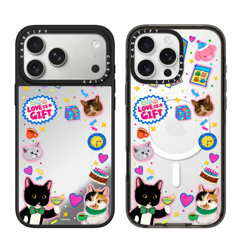 CASETiFY爱是的礼物小猫咪手机壳