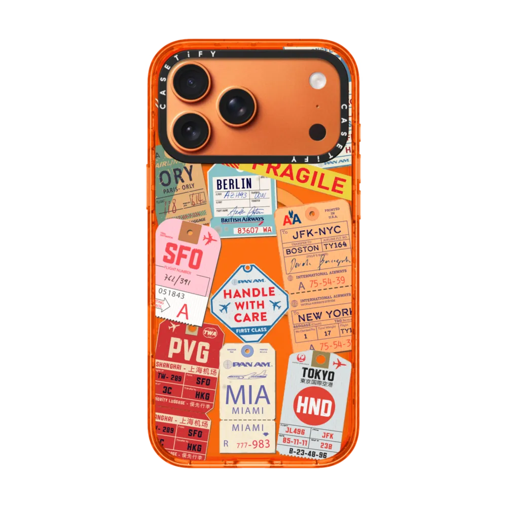 CASETiFY登机牌个性艺术家手机壳