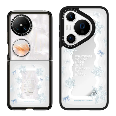 casetify华为手机壳雪花时尚小众
