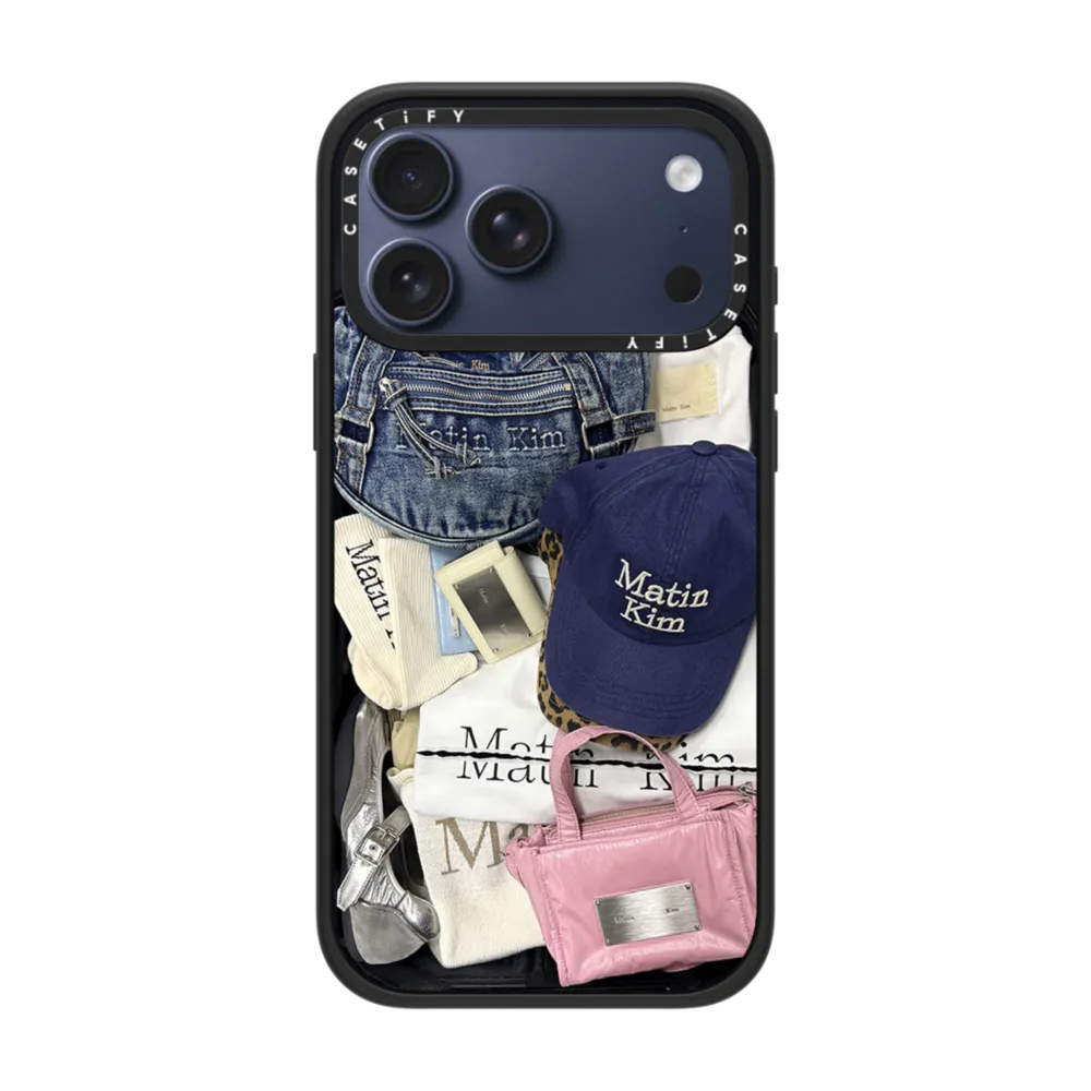 现货CASETiFY正品联名Matin Kim开箱套装粉色适用苹果iPhone17 pro max牛仔手机壳潮流16/15/14/13高端保护套