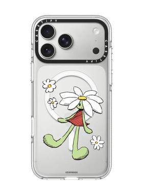 现货CASETiFY正品联名ZO&FRIENDS定制可写字A&NE适用苹果iPhone17 pro max雏菊花朵手机壳限量16/15/14清新套