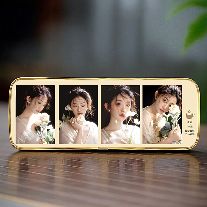 三四宫格拼图长条婚纱写真儿童照片定制简约摆台桌面洗相片相框