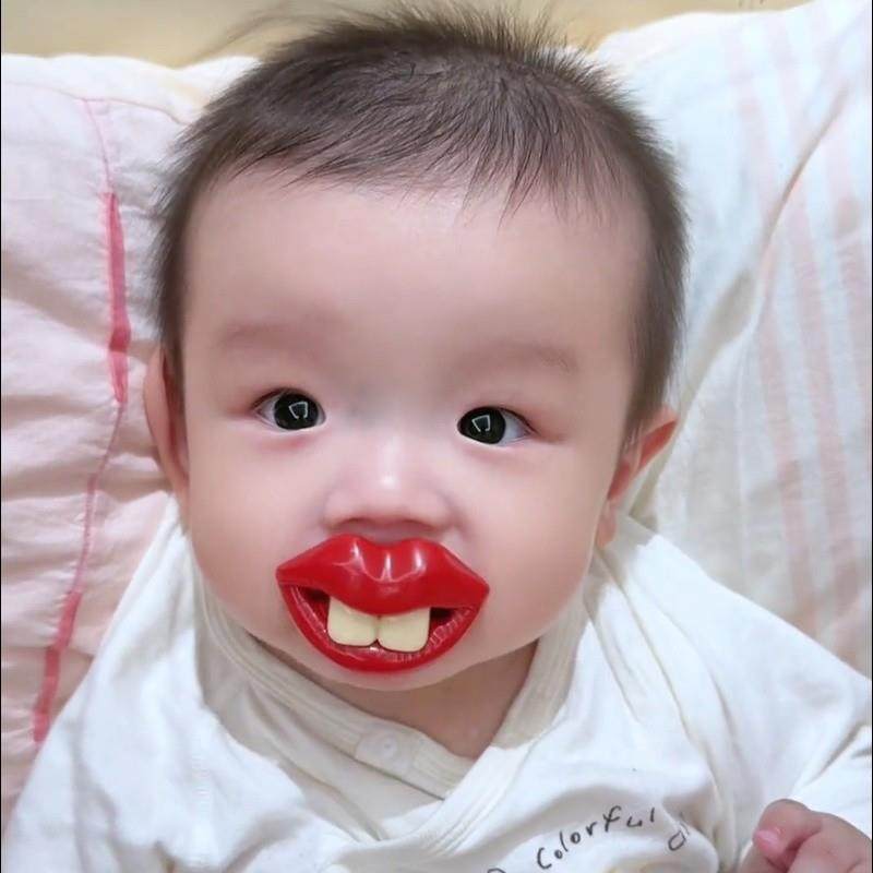 宝宝硅胶搞笑安抚奶嘴0-6个月防胀气新生儿大亨牛仔搞怪安抚神器