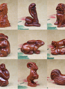 缅甸雕刻工艺品红木黄花梨