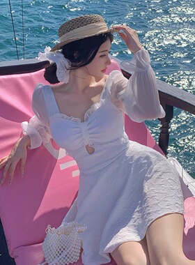 小香风显瘦遮肉大码胖mm泳衣女连体泡温泉分体遮肚裙式200斤泳装