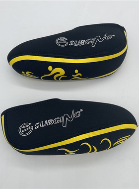 Surging 3毫米 自由潜 氯丁橡胶 长筒潜水袜 八针脚套 袜套防磨袜