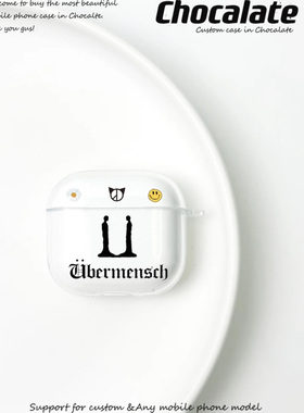 原创GD权志龙周边极简ins耳机保护套粉丝应援耳机壳airpods4\3\2\1一二三代pro耳机套airpodspro3