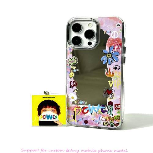 原创权志龙power周边镜面手机壳