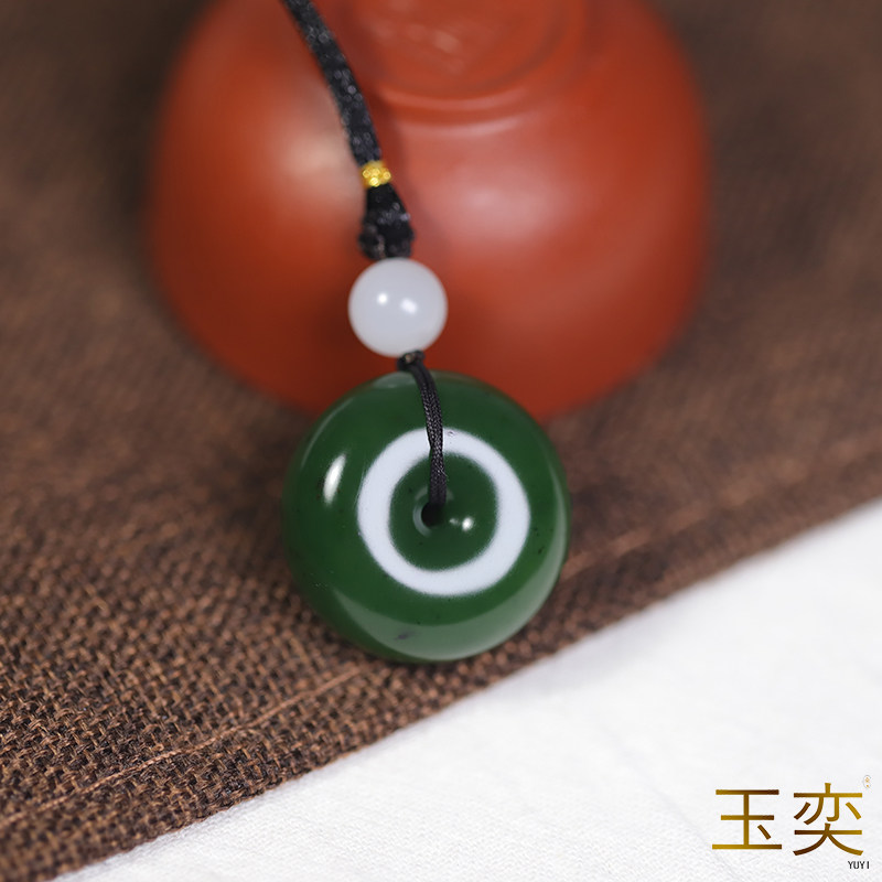 碧玉苏工平安扣平安扣玉扣