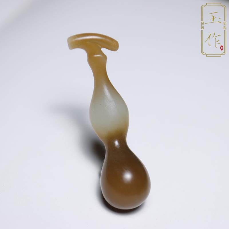且末糖玉葫芦福禄葫芦挂件玉吊坠