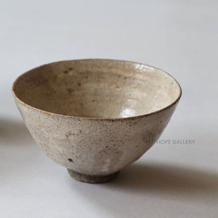 后朴展厅现货日本陶艺家寒川义雄手作开片釉日式茶碗饭碗茶具建水