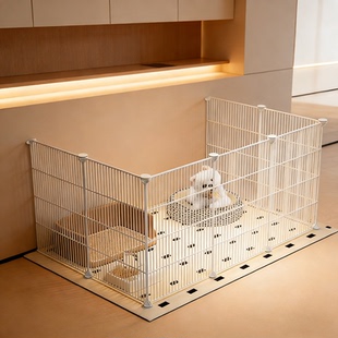 宠物围栏狗狗防猫隔离网挡板门栏狗栅栏室内防护栏家用狗笼子猫门
