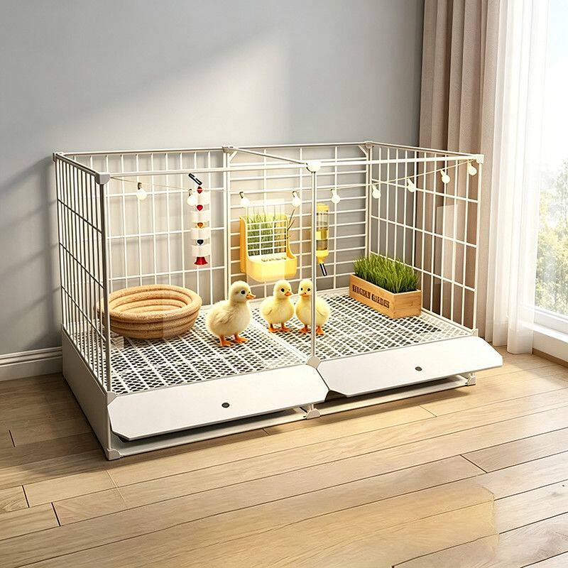 柯尔鸭专用笼子养小鸭子小鸡别墅笼大号家用室内芦丁鸡笼房子屋窝