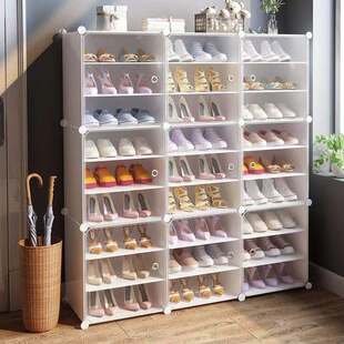 鞋柜门口出租房鞋架子多层家用室内入户门简易收纳神器省空间塑料