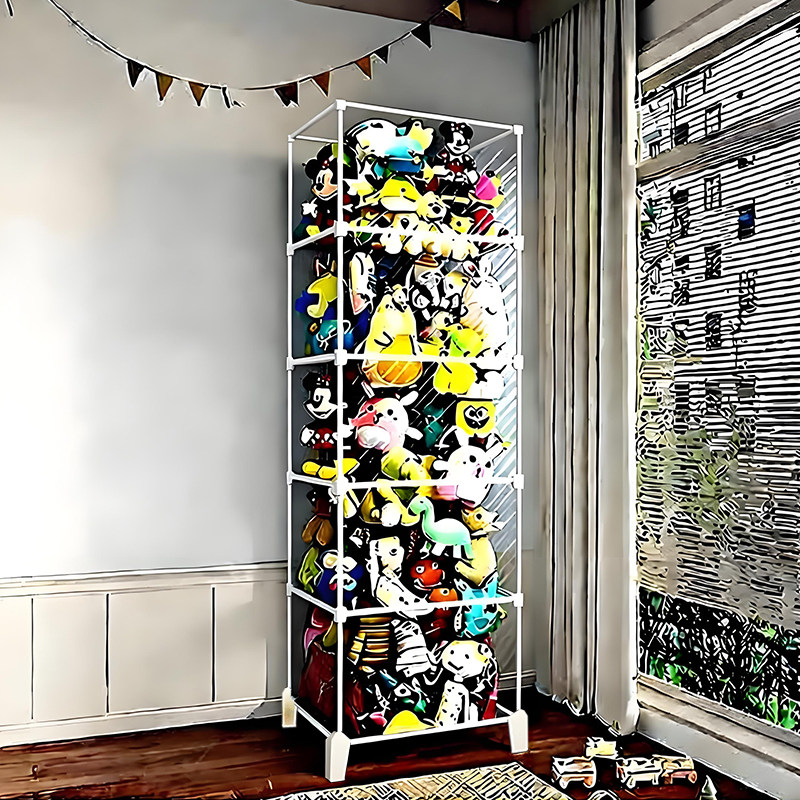 玩偶收纳娃娃公仔展示柜透明架子棉花毛绒展示盒娃柜乌萨奇痛柜架