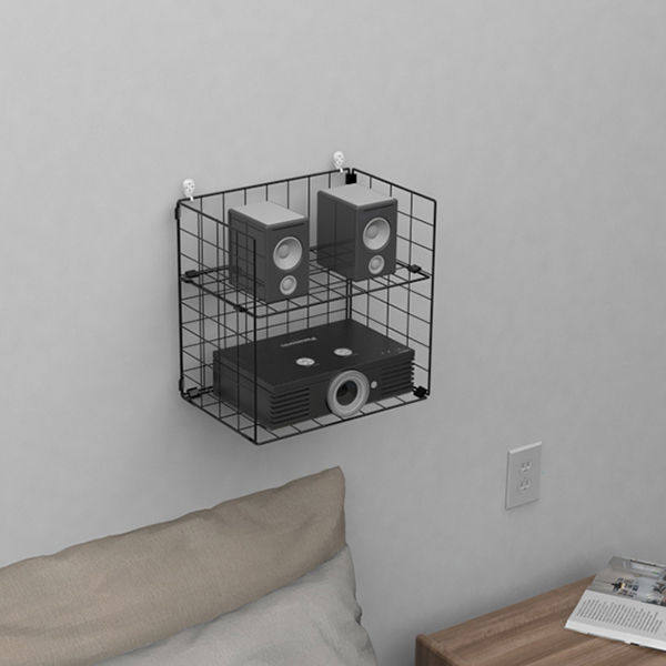 电视机顶盒墙上置物架墙壁墙面wifi路由器放置架摄像头投影仪支架