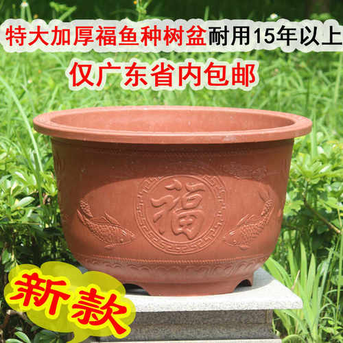 庭院楼顶户外有孔树脂花盆种果树