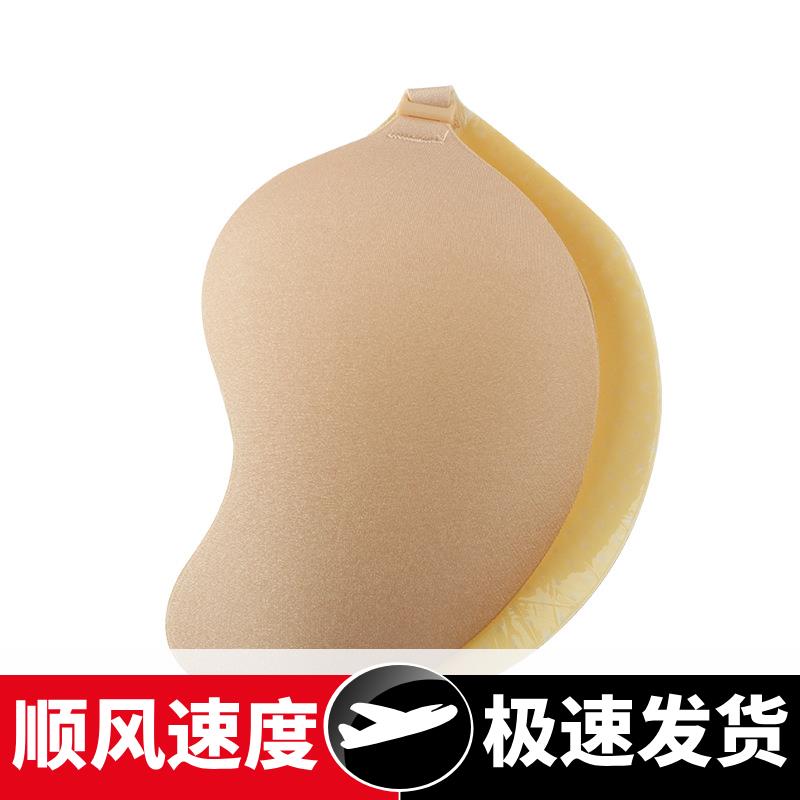 一片棉同款芒果胸贴女夏季吊带婚纱防走光小胸聚拢隐形痕透气乳