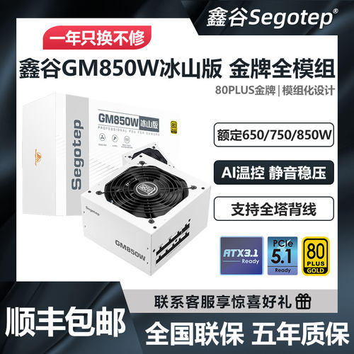 鑫谷GM650/750W/850W冰山版电源