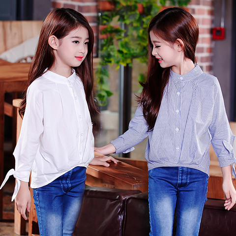 Chemise fille à manche longue - Ref 2085224 Image 1