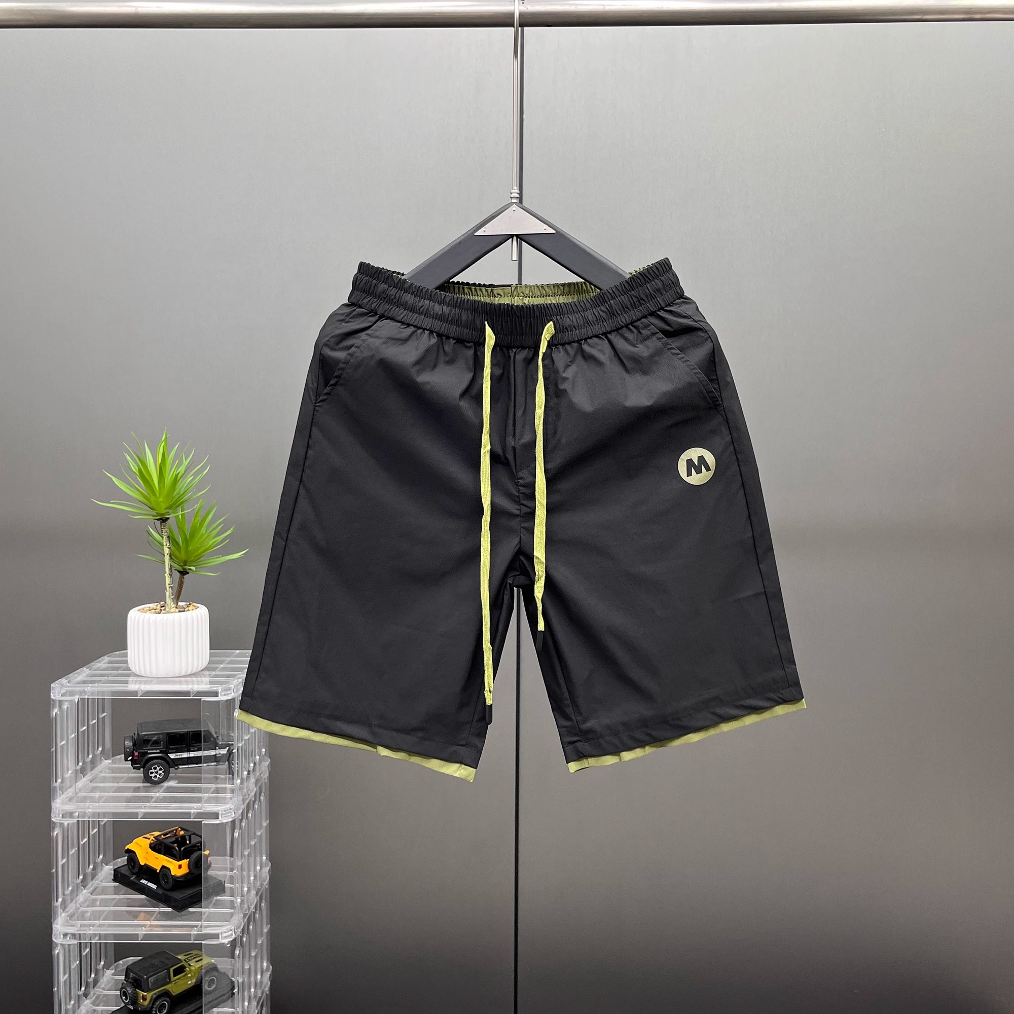 夏季新款潮牌简约时尚休闲速干短裤男高档宽松百搭运动潮流五分裤,男装,休闲裤,淘宝优惠券,粉丝福利购,淘宝优惠卷