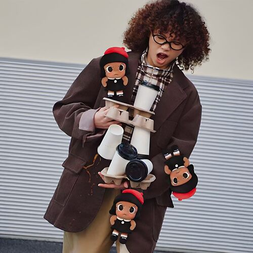 POPMART泡泡玛特 Angry Molly 心火怒放系列毛绒挂件盲盒礼物