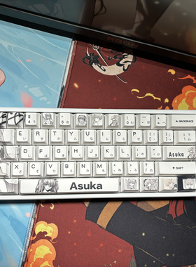 eva明日香主题正刻键帽 原厂高度适配Wooting ez63 made68 夜魔等