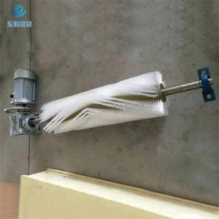 皮带机电动滚刷清扫器厂家现货 清扫机毛刷辊 无动力毛刷清扫器