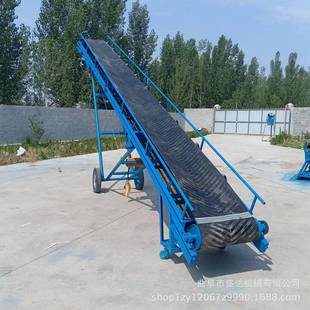 PVC裙板挡板自动化皮带输送机供应橡胶皮带上料机运输机价格