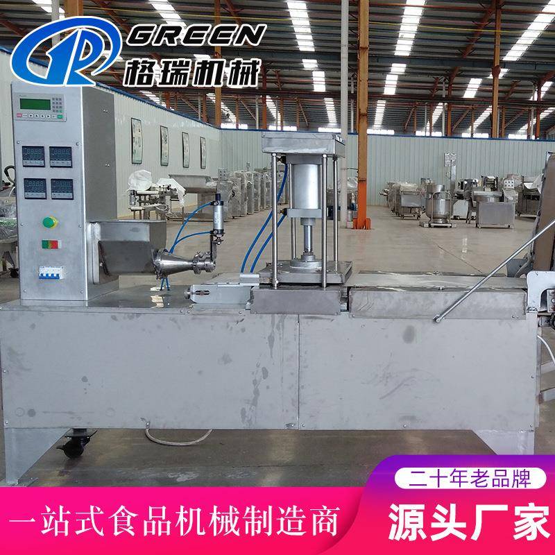 全自动压饼机 台湾手抓饼机器 液压一次两张 薄饼成型机 手抓饼机