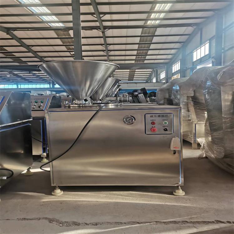 宠物肠灌肠机 鸡肉肠加工设备 淀粉肠液压灌肠机 义康