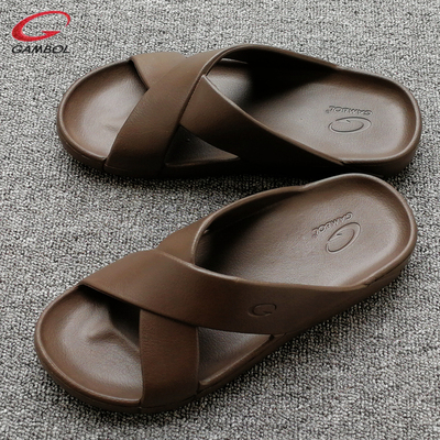 泰国进口GAMBOL软底居家一字拖男网红外穿防滑防水防臭沙滩凉拖鞋