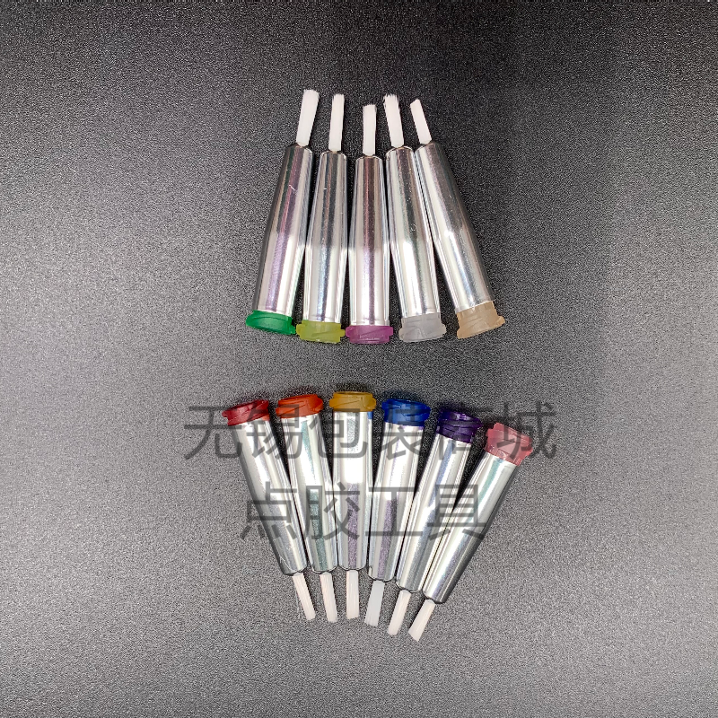 圆口2mm涂胶针头/点胶螺口针头/软毛刷针头/20g-34g涂胶毛刷头