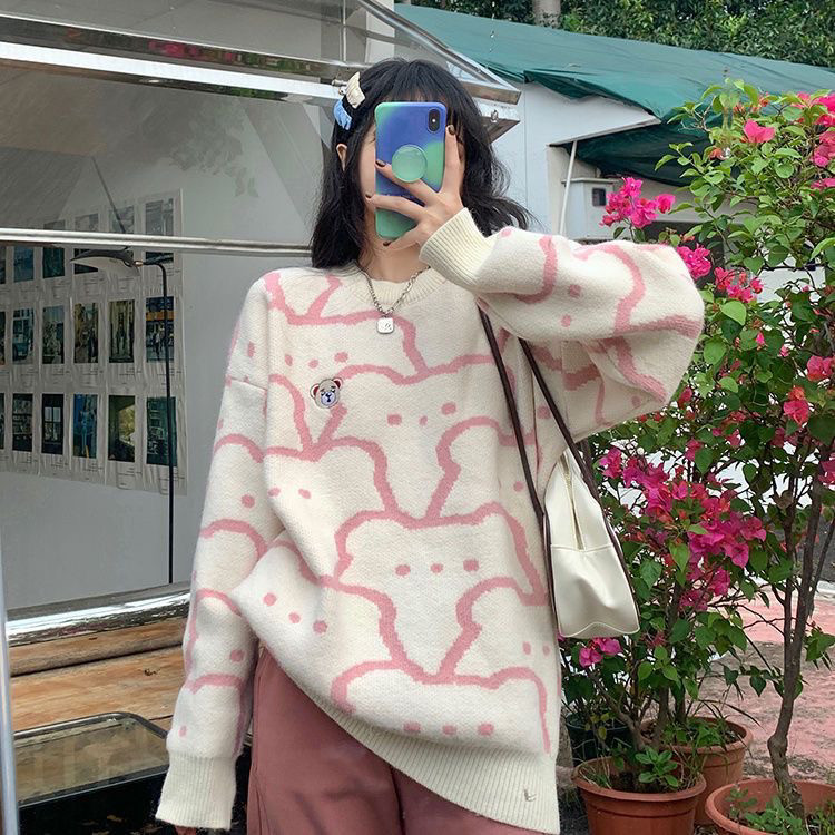 小熊毛衣春节秋冬2024新款初毛衣