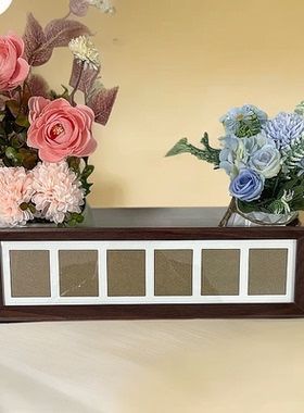 六行相框客厅玄关装饰摆件放钱币工艺品画材收藏送礼书法用品-T1