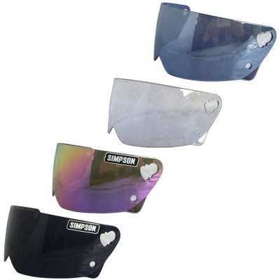 SIMPSON辛普森复古机车头盔M30/Bandit镜片透明/黑色/镀银/镀彩色