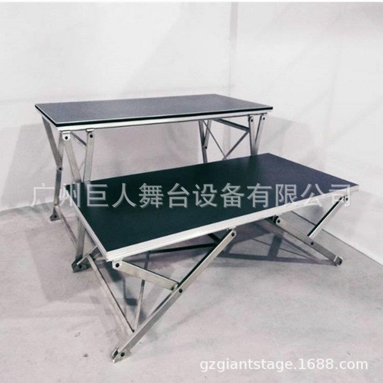 aluminumscissorsstage铝合金剪刀舞台折叠舞台厂家可定制