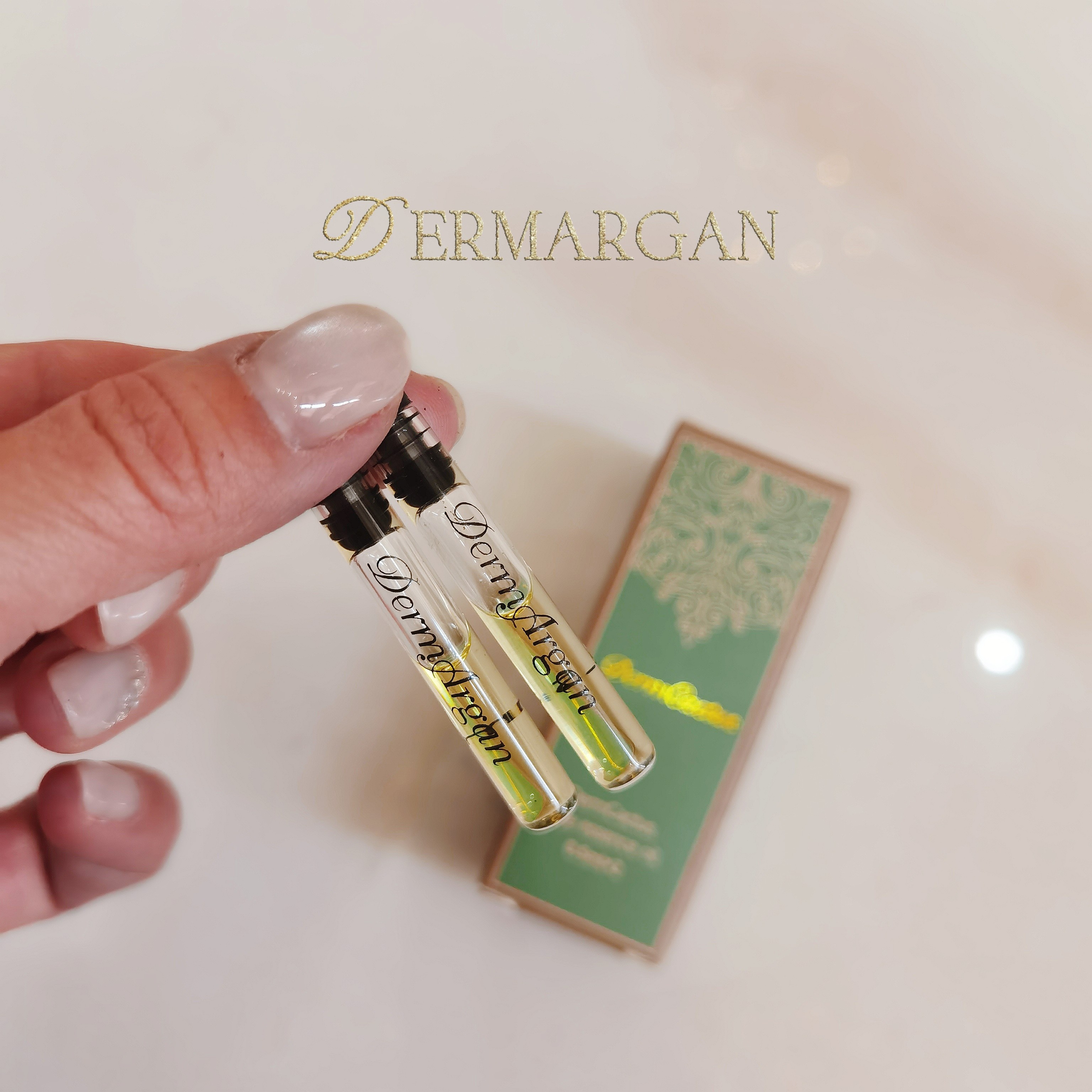 摩洛哥原装Derm永久花眼油抗皱淡纹紧致保湿眼部精华油1ml试用装