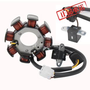 Address V125 Stator coil generator 适用铃木v125g线圈8极 全铜