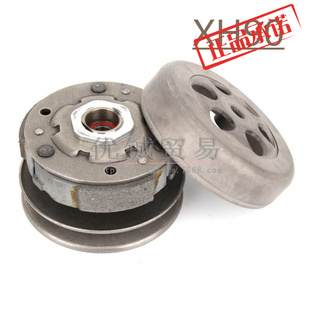 摩托车JOG50皮带轮组件适用钱江50主动轮 北极星90离合器总成 788