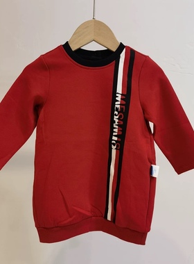 蒙蒙M米春秋女童长款卫衣T恤上衣90-130