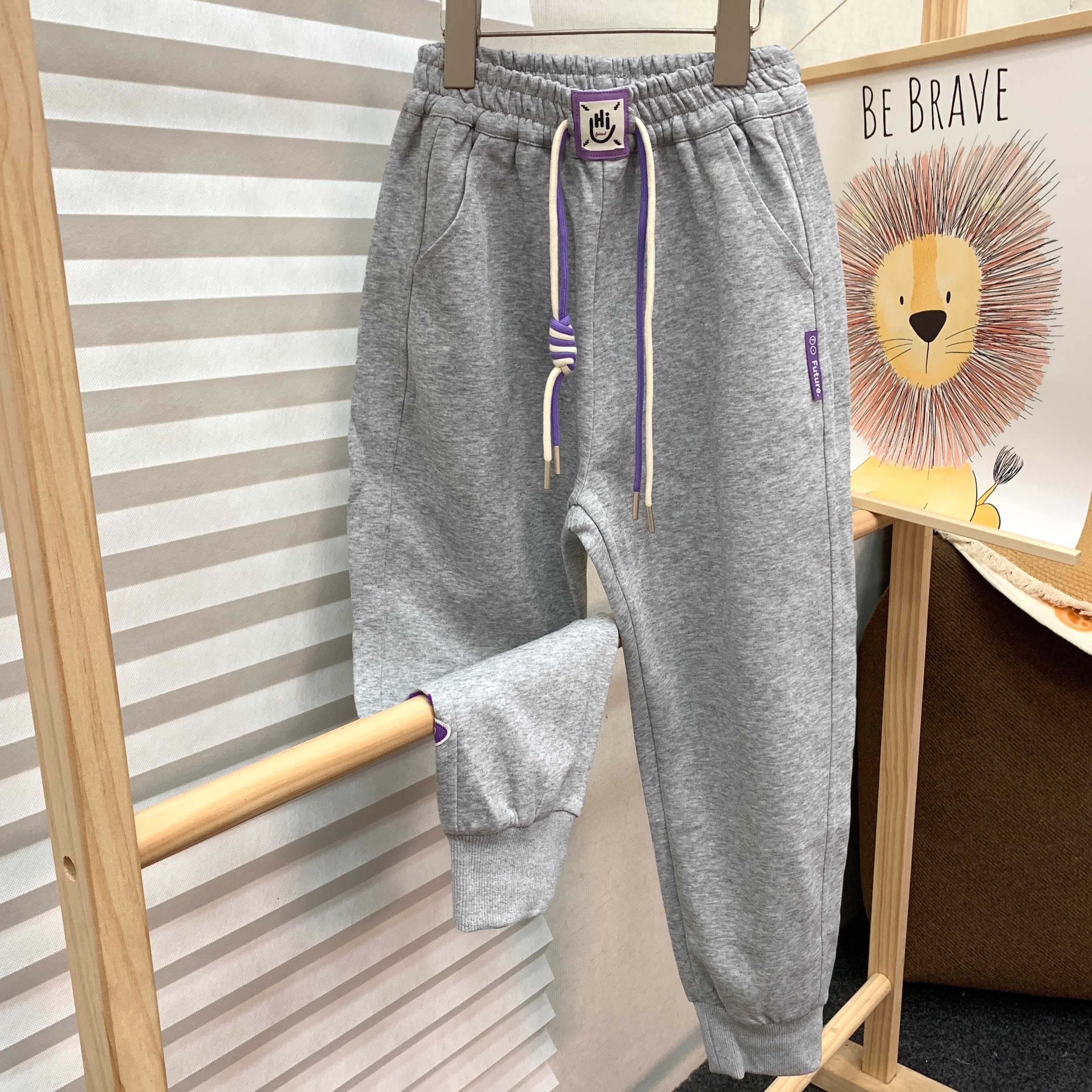 热带鱼专柜撤柜春秋儿童长裤休闲裤女童运动裤大童卫裤140-160