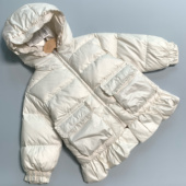 皇室TY专柜正品 150 淑女荷叶边摆公主羽绒服110 秋冬新款 百搭韩版