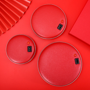 铁饼暖手宝充电防爆无水安全电暖宝电热宝暖腰宫暖宝宝电热饼