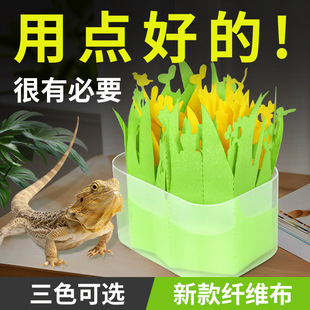 物理加湿器爬虫自然爬宠爬箱蜥蜴守宫饲养箱增湿保湿叶片草造景