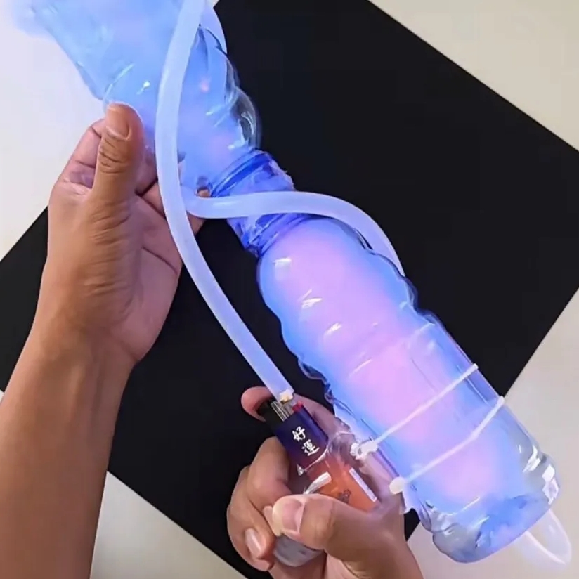 等离子炮软管燃气流光动感光波火焰炮舞台剧场科学实验秀教学模型