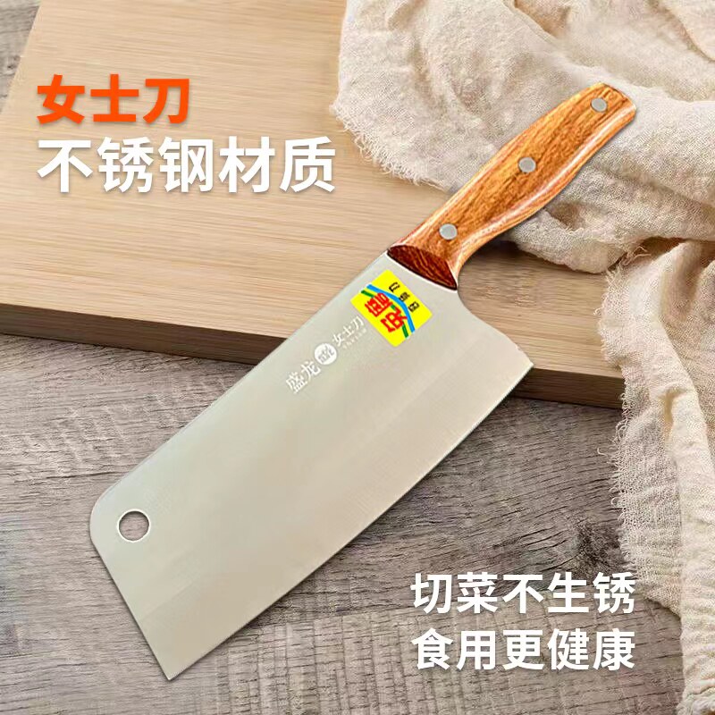 盛龙刀具厨房轻便女士专用菜刀家用超快锋利切片刀不锈钢切肉厨刀