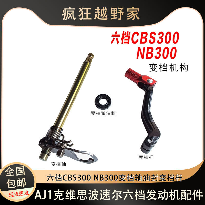 变档轴油封变档杆CBS300六档