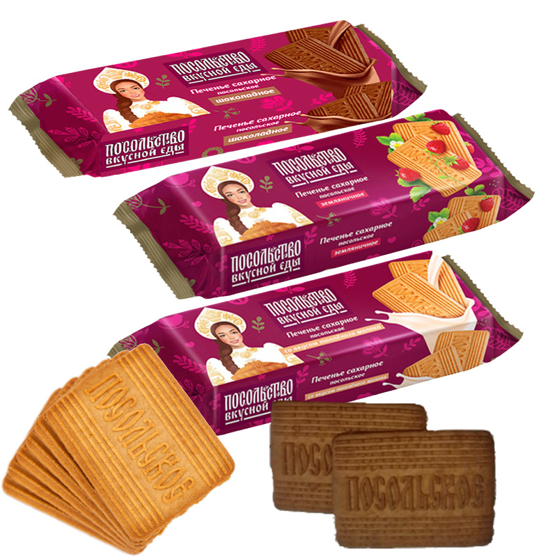 莫依的爱牌巧克力甜饼干俄罗斯